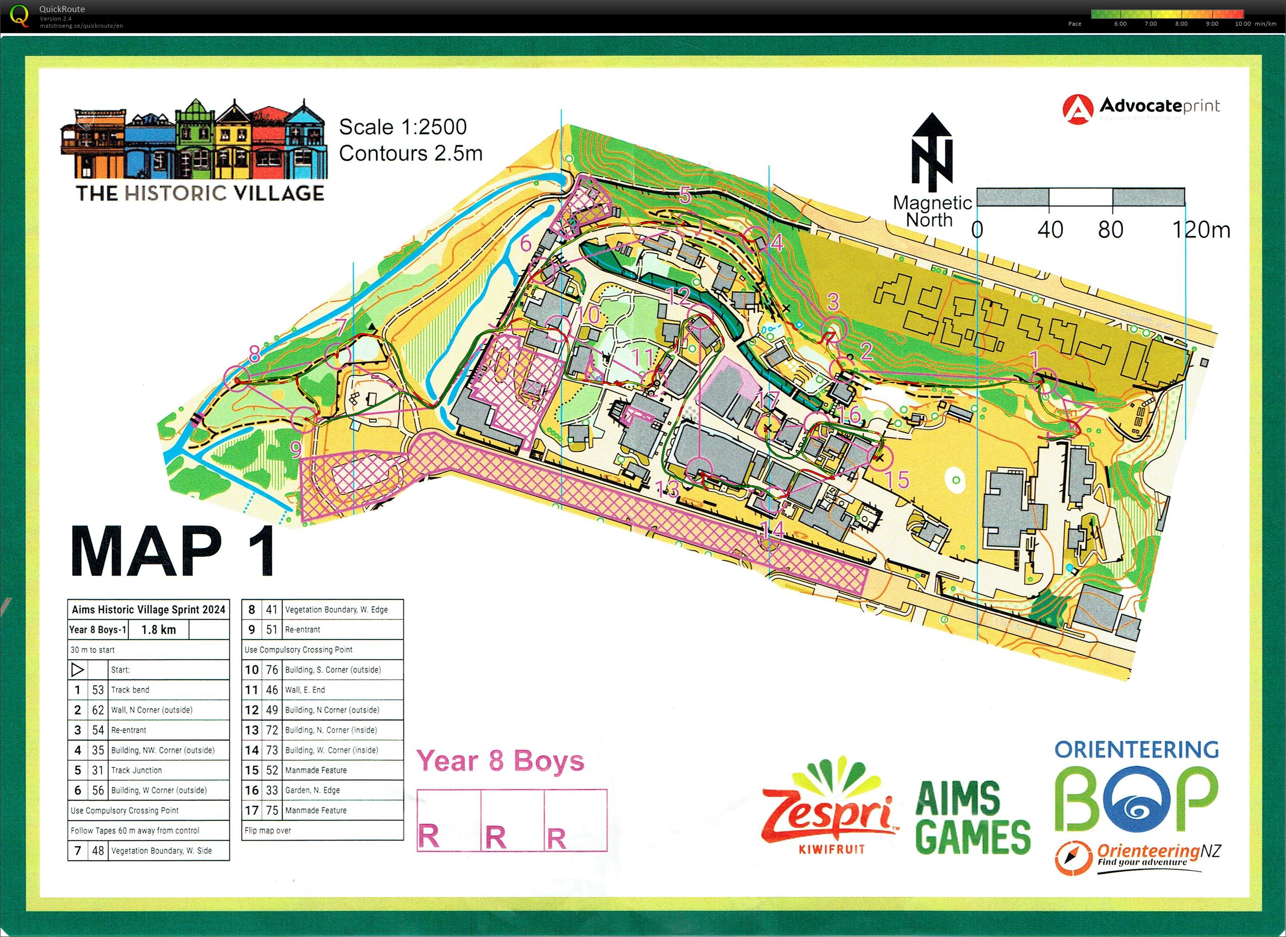 AIMS Games Sprint - Map 1 (09/09/2024)