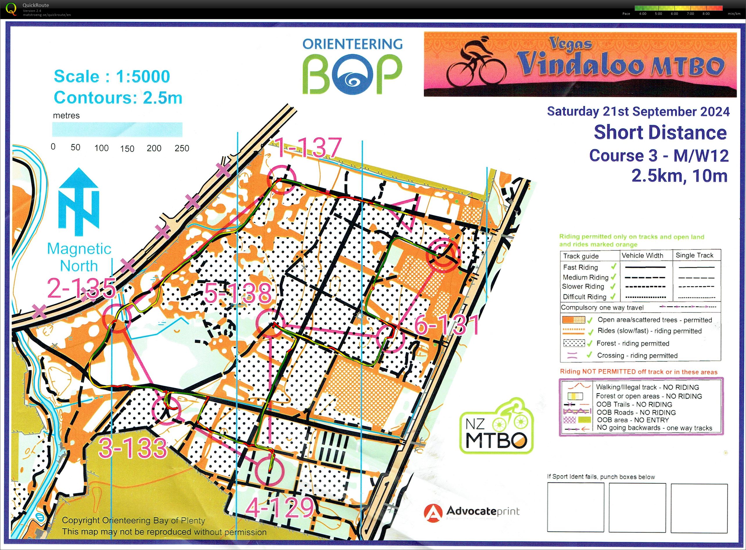 Vegas Vindaloo MtBO - Sprint (20.09.2024)