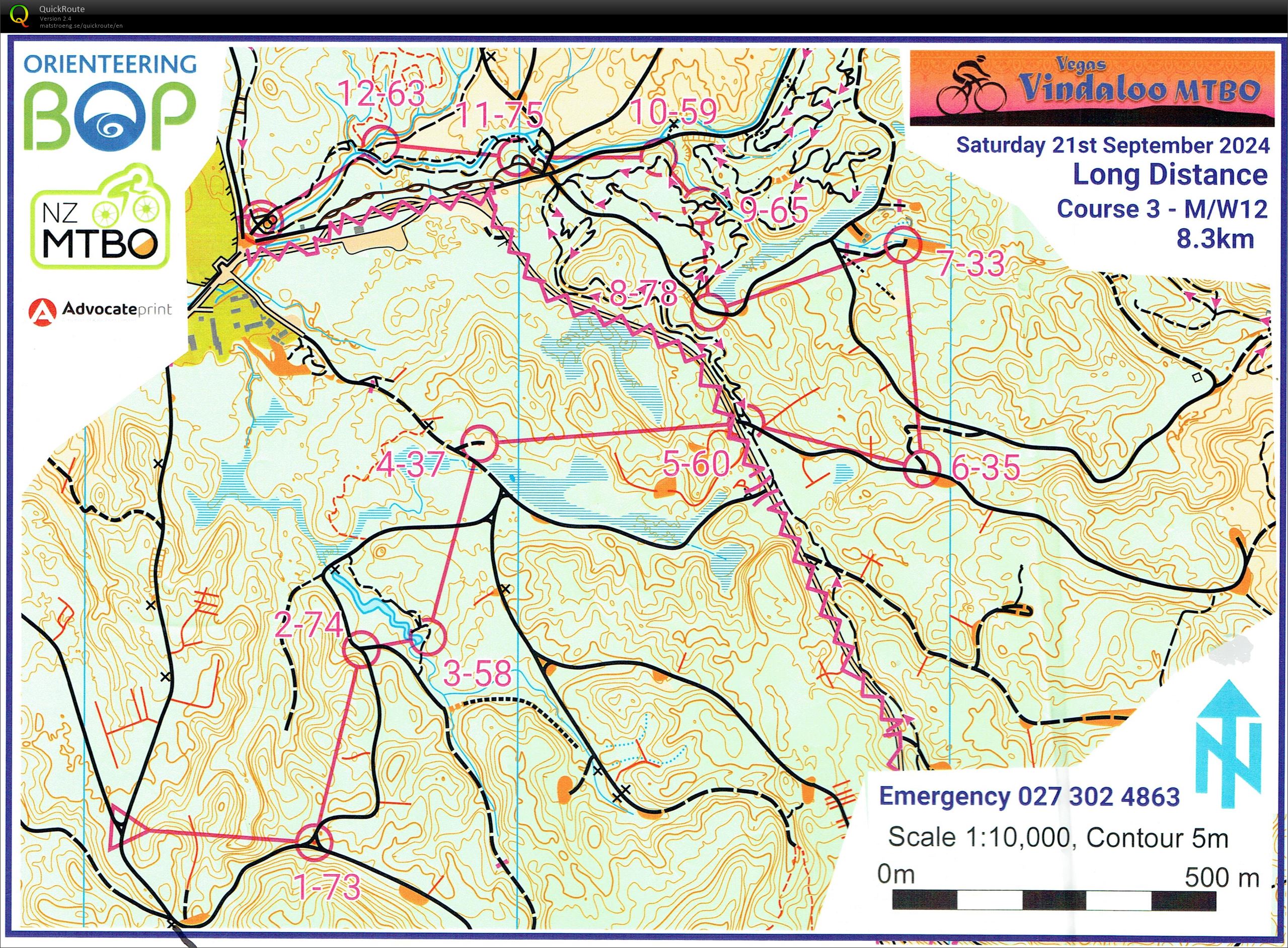 Vegas Vindaloo MtBO - Long (21.09.2024)