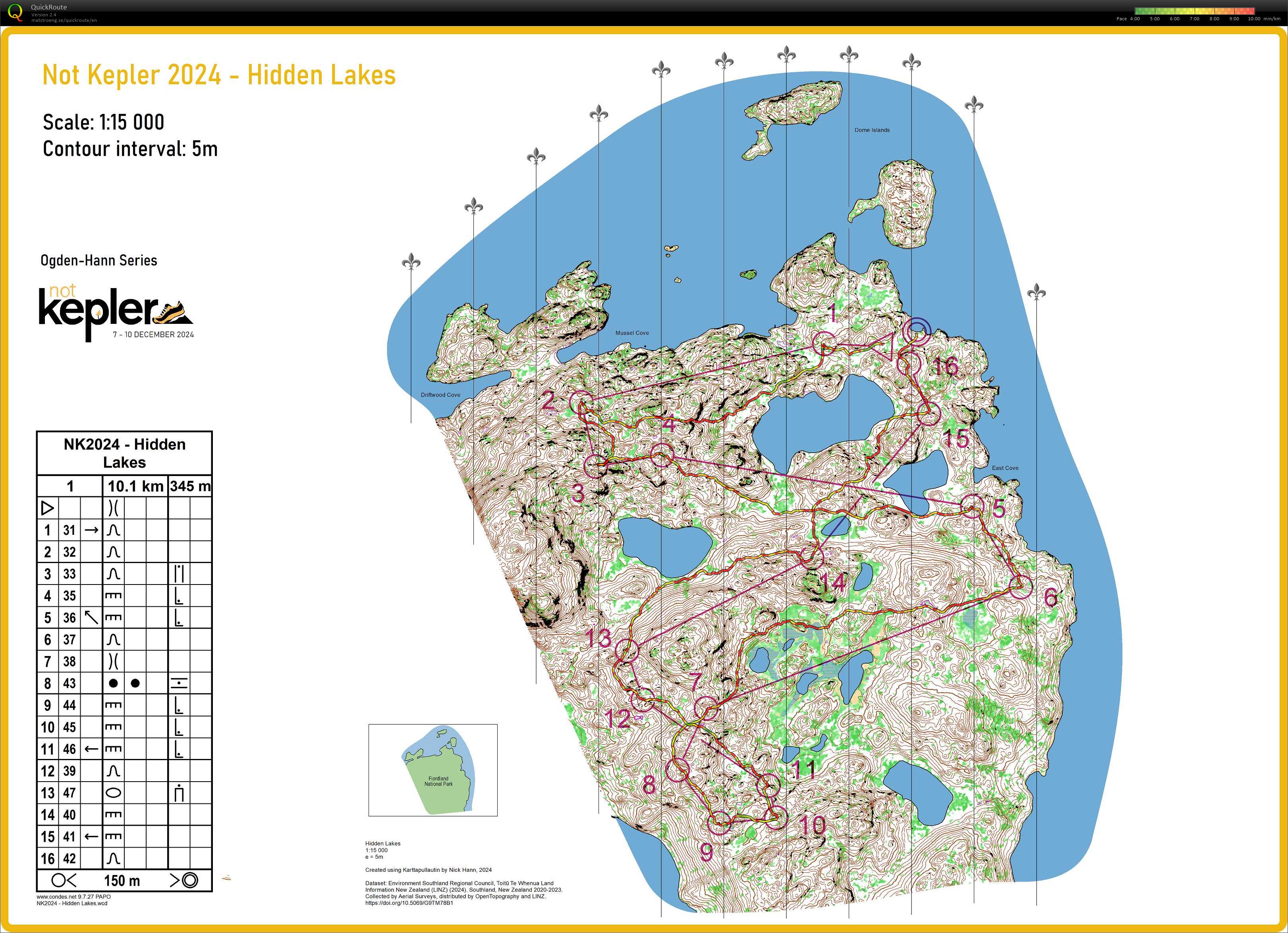 Not Kepler 2024 - Hidden Lakes (06/12/2024)