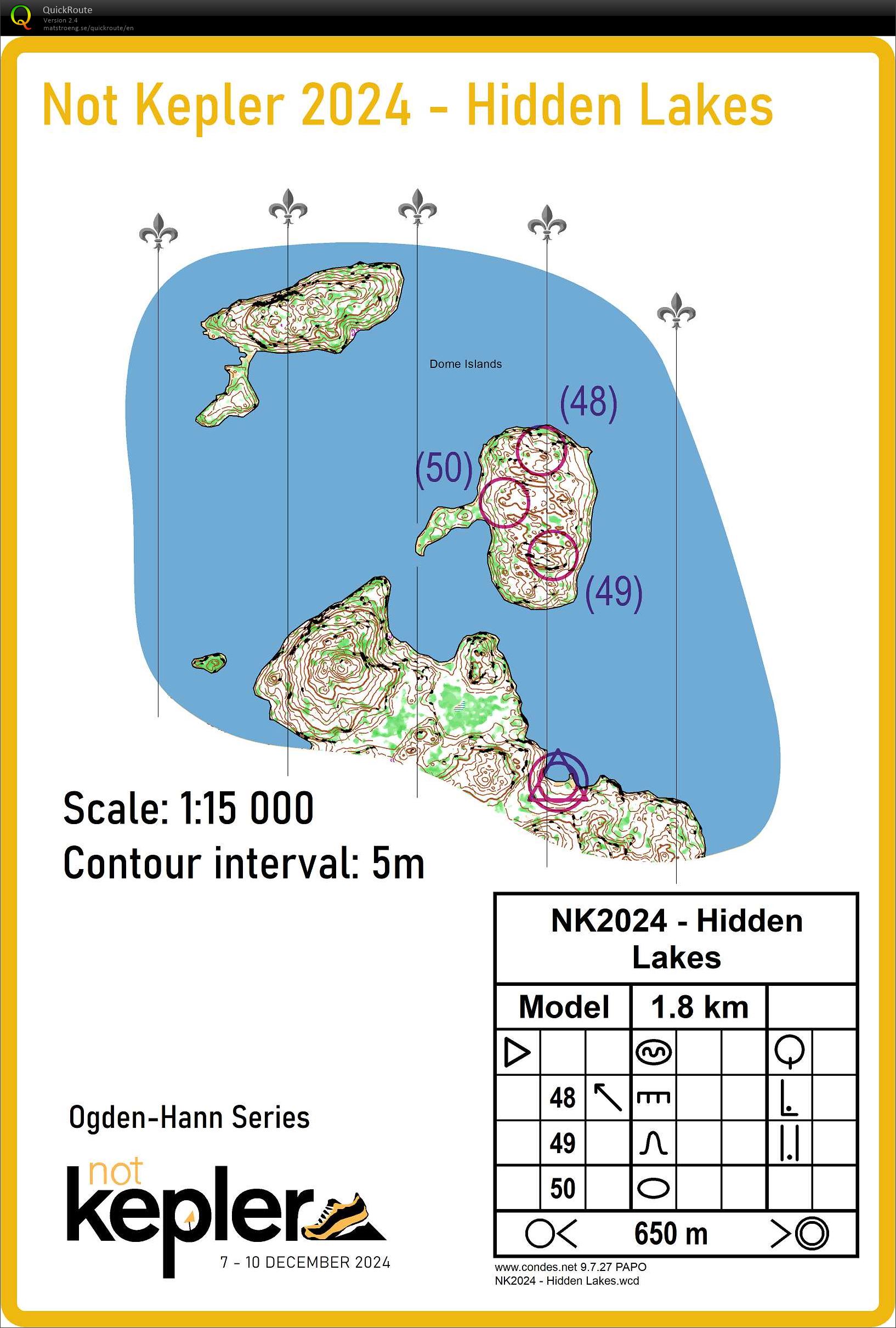 Not Kepler 2024 - Hidden Lakes model (06/12/2024)