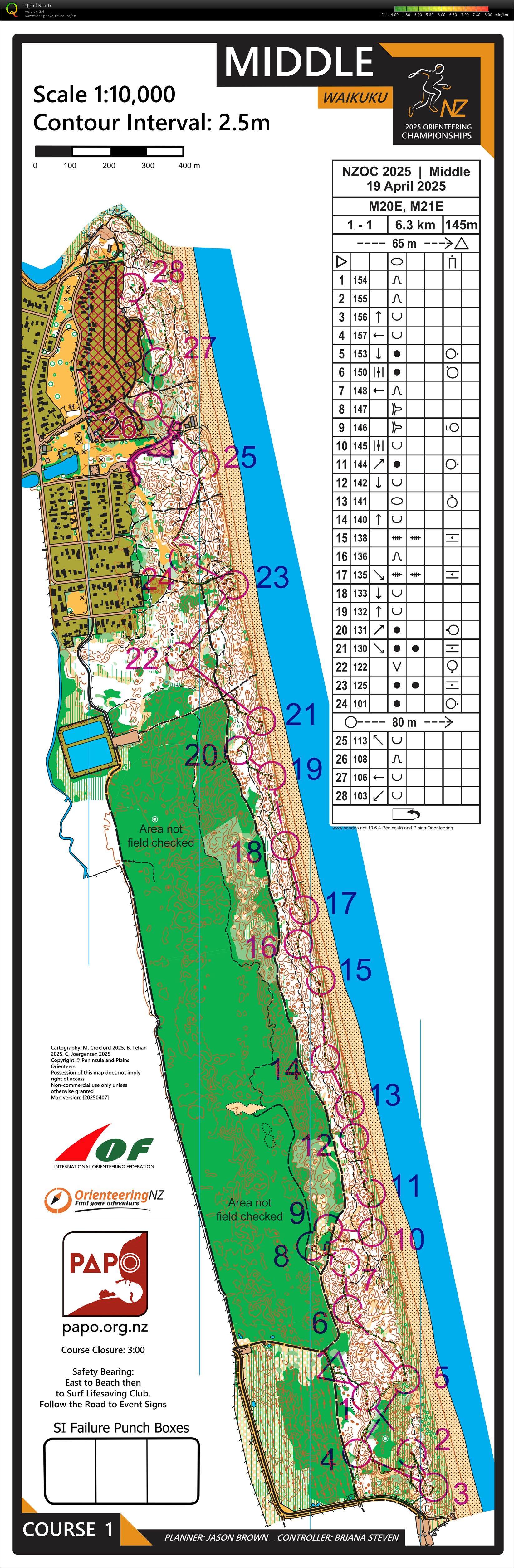 NZOC2025 Middle P1 (19/04/2025)