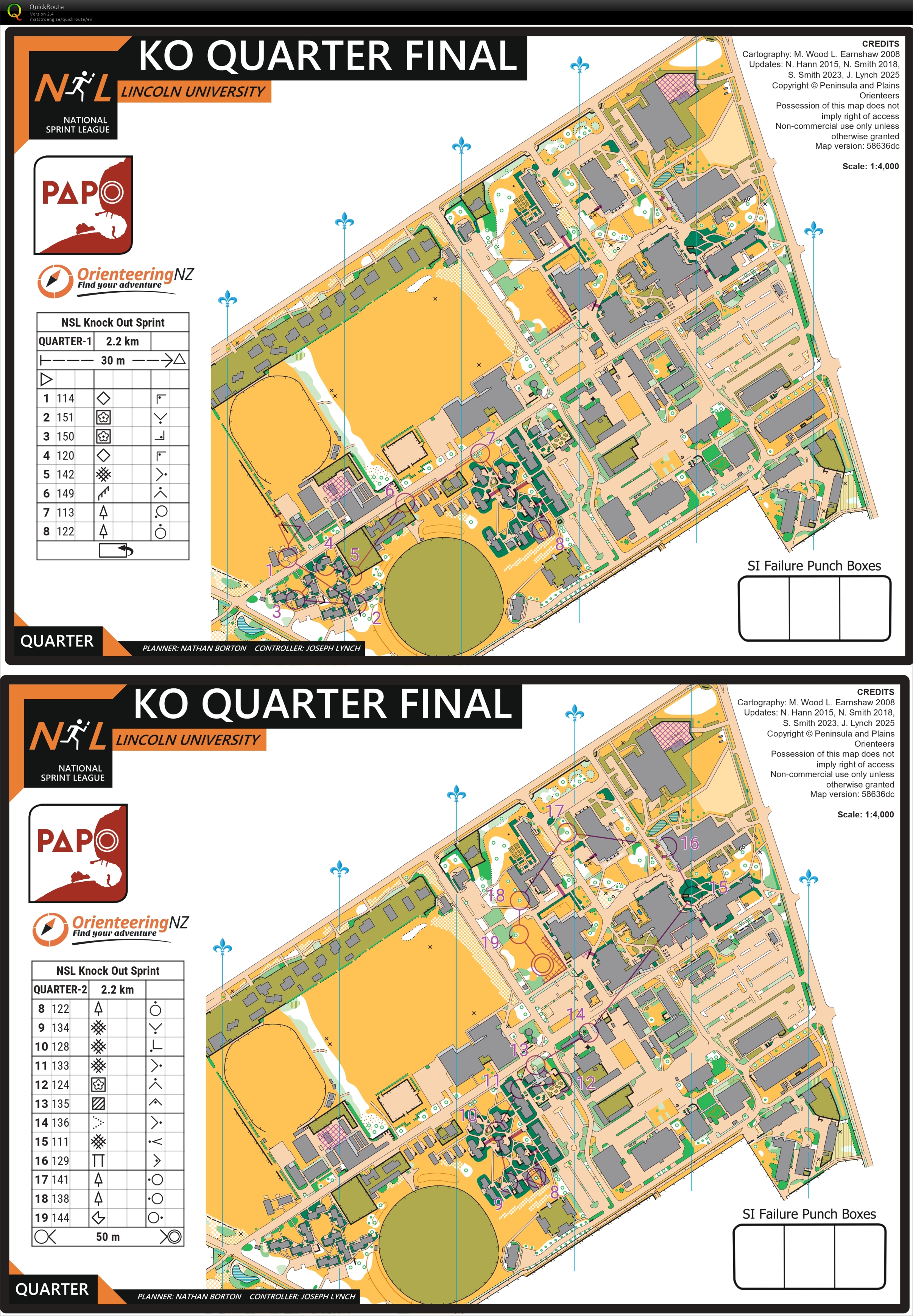 New Zealand Champs KO Quarter Final (21/04/2025)